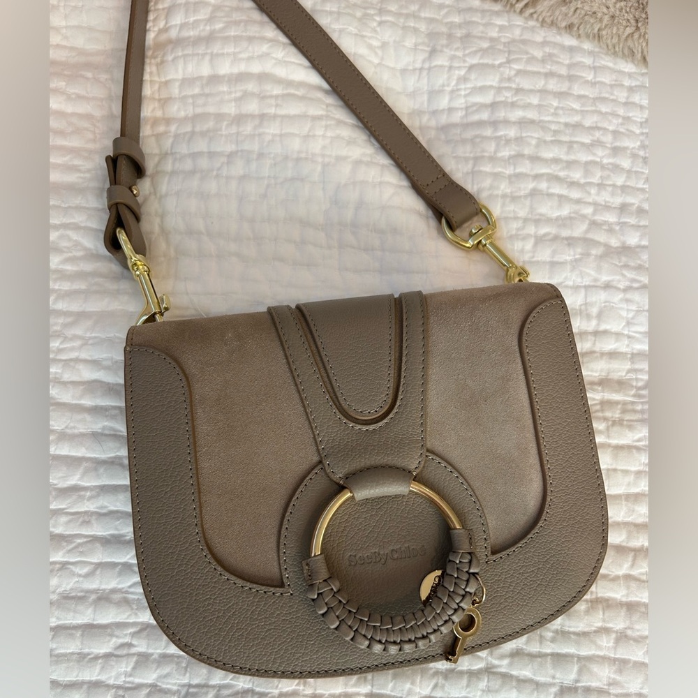 See by Chloe Hana Suede & Leather Shoulder Bag